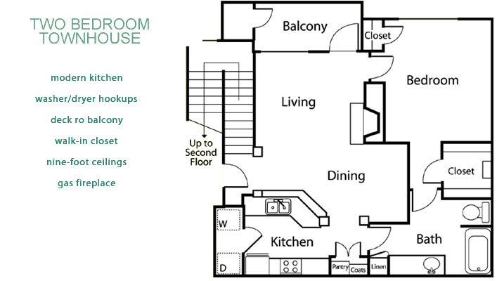 one bedroom canyon creek club homes